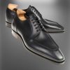 Handmade Black Leather Formal Dress Shoes, Business Office Shoes