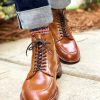 New Handmade Men Tan Leather Ankle Casual Boot