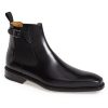 Handmade Mens Black Color Chelsea Genuine Leather Boots