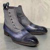 Gray Ankle High Style Men’s Long Boot