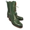 Handmade Men Green Leather Long Boots, Street Style Biker Fashion Boots