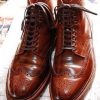 Handmade Men Wingtip Brown Leather Brogue Ankle Hiigh Boot