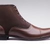 Productpagebanner 68hgdsihf New Handmade Men Brown Leather Ankle High Dress Boot