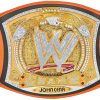 WWE John Cena Signature Series Championship Replica Title Belt With Thick Metal Plates
