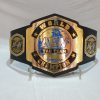 New AEW Tag Team Champion Ship Wrestling Belt Black Leather Replica Thick Metal Plated Adult Size Belts