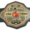 ROH Six Man World Tag Team Champions Wrestling Belt Leather Replica Metal Plated Adult Size Belts