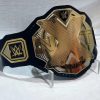 New NXT World Champion Ship Wrestling Belt Black Leather Replica Thick Metal Plates Adult Size Belts