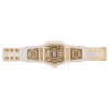 New NXT Women’s United Kingdom Championship Belt White Leather Replica Thick Metal Plates Adult Size Belts