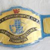 WWF Intercontinental Heavyweight Championship Leather Belt Thick Metal Plated Adult Size Replica Belts